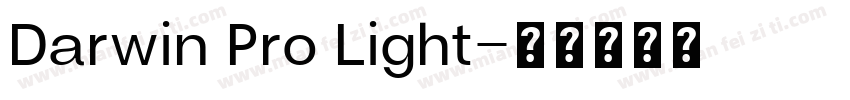 Darwin Pro Light字体转换